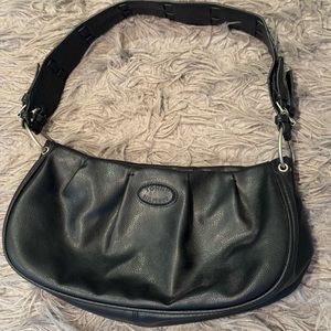 Y2K Vintage Tommy Hilfiger black shoulder purse handbag with pockets